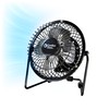 Comfort Zone 4-inch All-Metal Desk Fan with USB or Power
