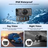 GOHHDL Wireless Reversing Camera with 4.3 Inch TN Screen, with