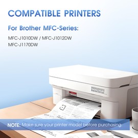 Statago LC401XL Ink Cartridges for Brother LC401XL LC401 High Yield Work for Brother MFC-J1010DW MFC-J1170DW MFC-J1012DW Printer (1 Black 1 Cyan 1 Magenta 1 Yellow, 4 Pack)