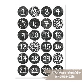 24 Advent Calendar Numbers-No,16–Sticker