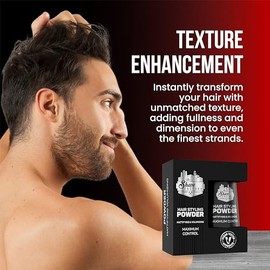 the shave factory Polvos Para Peinar El Cabello, 20 G, Matificantes Y Voluminizadores, Con Mximo Control, Diseo Elegante Y Fcil De Usar (20 G (3...   