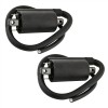 Caltric 2 Ignition Coil for Kawasaki Mule 3020 KAF620 2001 2002/Mule 3000 KAF620 2001-08