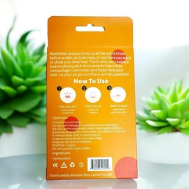 BlossomBliss Acne Patch, Great Grip Patch, Anti Slip, High-Traction, Durable for Long Time, Hydrocolloid Blemish Treatment for All Skin Types, Gentle Skin-Friendly Formula, Non-Irritating Patches