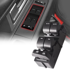 Power Window Switch Left Front Driver Side Power Window Master Control Switch Fits for Ford F-150 2011-2014 Replace BL3T-14540-AAW