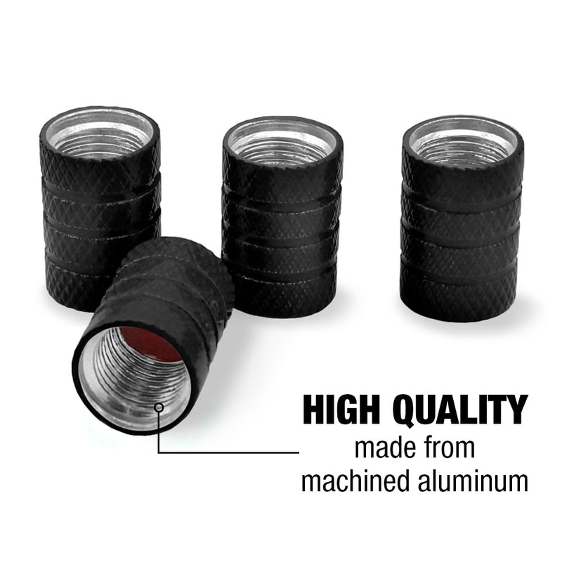 Black Dragon Valve Stem Caps for Tire Rim Wheel Aluminum