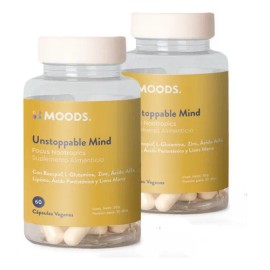 Kit Focus Nootropicos Melena Leon Bacopin L Glutamina Sabor Sin sabor Moods                                                                           