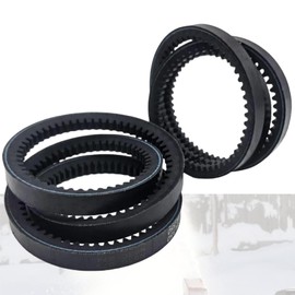 QMTCYXGS 754-04014 954-04014 Snowblower Auger Drive Belt Fits 2-Stage Snow Throwers for MTD Yard Machines Troy-Bilt 3/8" x 27" (2 Pack)