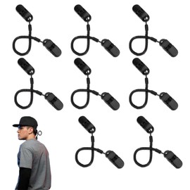 Hat Clip – 8-Pack Windproof Spring Clamps for Hats, Adjustable Length, Durable, Versatile, Ideal for Fishing, Hiking, and Outdoor Activities
