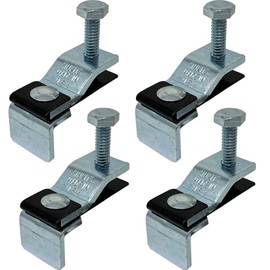 Sinkits Slot-Klips for Undermount Sink Installation - Fits Most Sink Rims with No Adhesives Needed - Fast and Easy Mounting Solution - 4 Pack