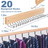 Belt and Tie Organizer for Closet, Tie and Belt Rack