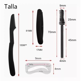 Dolores 15pcs Kit Cejas Modelado Sello Cera Prueba Agua Con 10 Forma