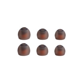 Silicone Replacement Ear Tips Earbuds Eargels for Mpow,Tozo Aukey, Senso,Hussar,Letscom etc Bluetooth Earphones, 6 Paris (Orange and Gray)