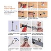 Door Stop, 6 Inch Long Door Stopper with Mute Rubber