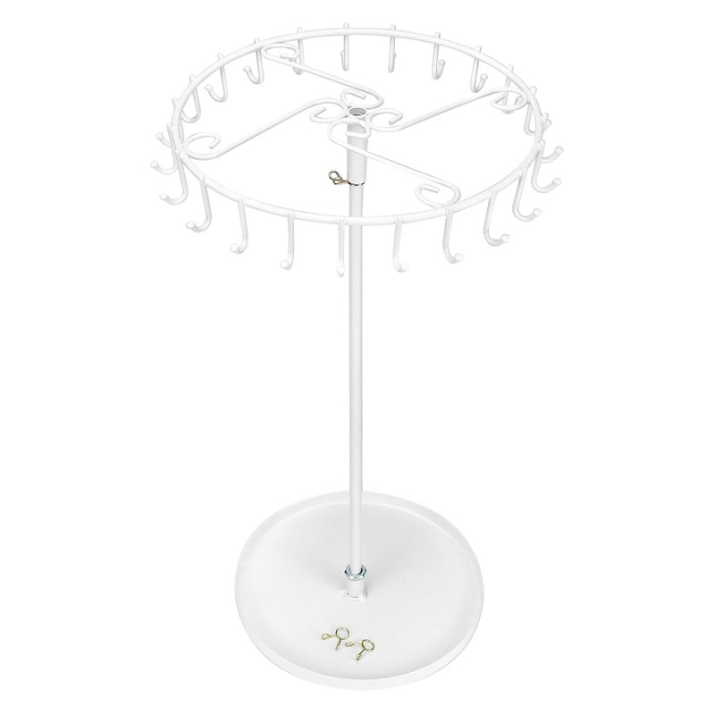 QWORK® Spinning Jewelry Tree Display Stand, Jewelry Organizer with 23