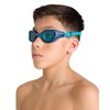Arena Unisex Teen Youth Non-Mirrored Swim Goggle, 858/ Light Blue/red