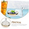 CIYODO Elegant Lidded Dessert Bowl Baking Pudding Rice Fruits Comfortable