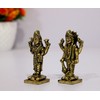 eSplanade Brass Lakshmi Narayan Pair - Lord Vishnu with Laxmi