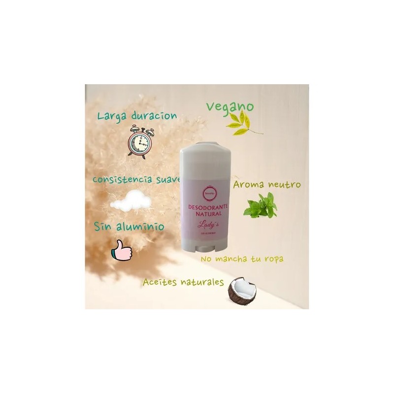 Desodorante Natural Sin Aluminio Para Dama