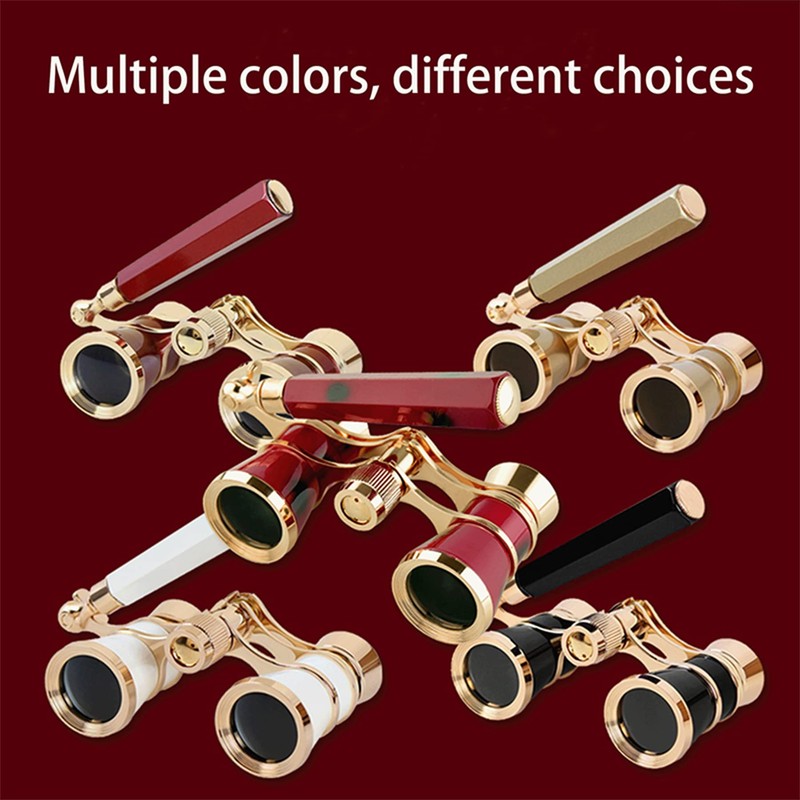 Yourelexit® Opera Glasses Binoculars Lorgnette Theater Optical Glasses Mini Compact