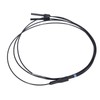 2PCS Fiber Optic Sensor 0‑46mm Detection Distance Tube Reflective Optical