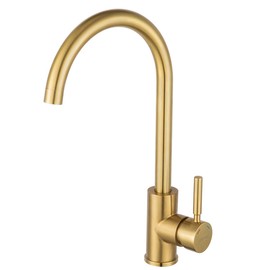 Gappo Gold Kitchen Faucet with Pull Down Sprayer, Gold Kitchen Sink Faucet for 1 or 3 Hole, Modern Stainless Steel Sink Faucet