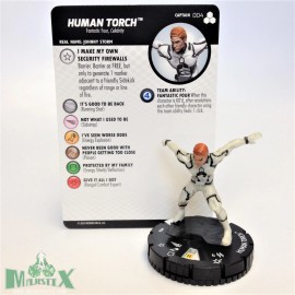WizKids Heroclix Fantastic Four: Future Foundation set Human Torch #004 Common w/card!