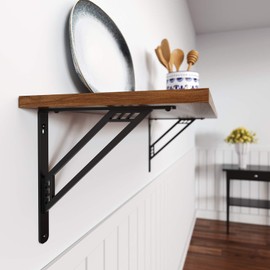 Shelf-Made Richland Steel D x 1" W x 10" H, 500 lbs, Decorative Shelf Bracket