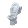 Maddak Inc. Maddak 72571-1005 Ableware Hinged Elevated Toilet Seat, Elongated,