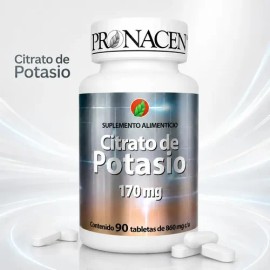 Citrato Potasio Pronacen Suplemento Tabletas Naturales