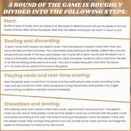 LSYZHX Cribbage Wars Board Game, Wooden, Family, Party, All Ages