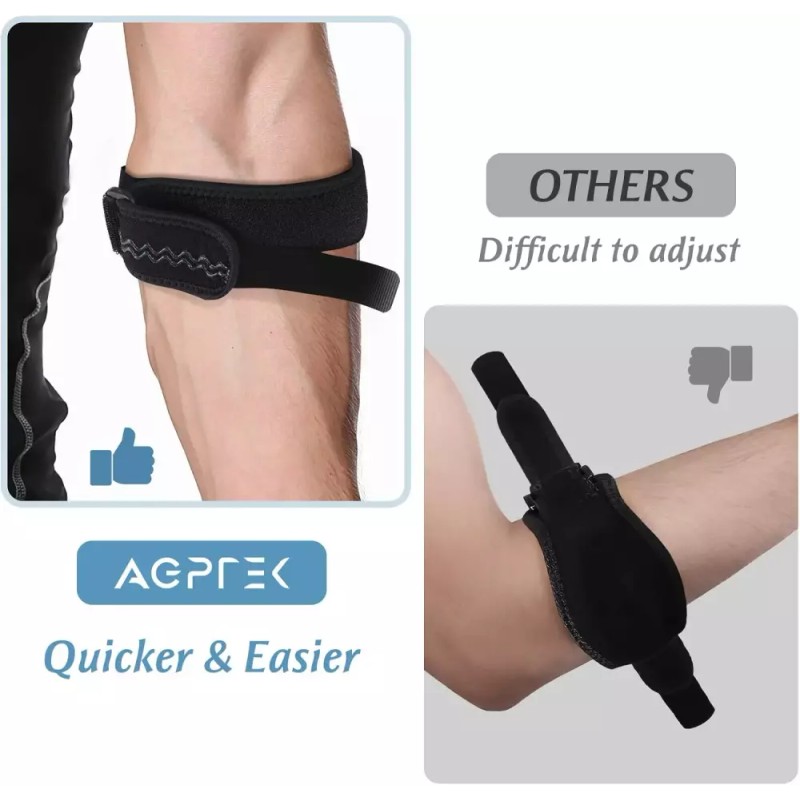 AGPTEK 건염 및 테니스 엘보 2팩을 위한 AGPTEK 브레이스 골퍼