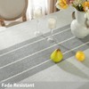 TruDelve Cotton Blend Tablecloth Rectangle Table Grey Tablecloths Rustic Farmhouse