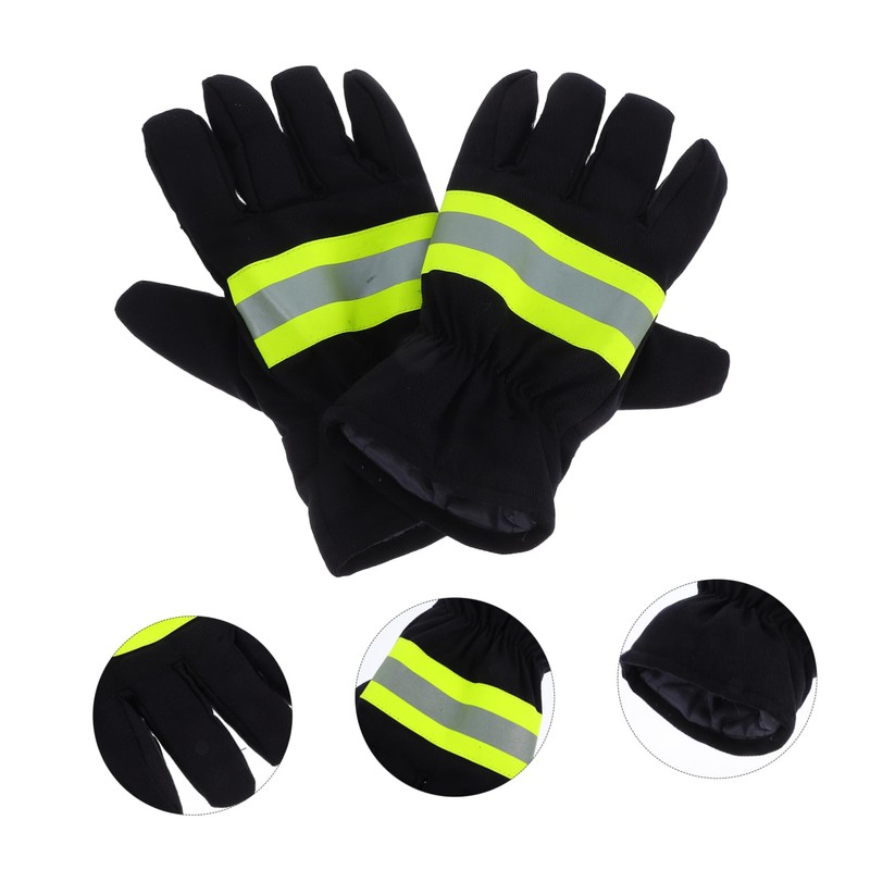 CIYODO 1 Pair Rescue Gloves For Firefighting: Flame-resistant Gloves In
