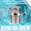 GGTE 86201500 Pool Aerator Nozzle for 3/4 Inch Mip Aluminum