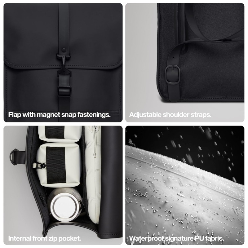 RAINS Backpack Micro (Black)