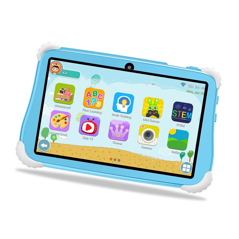 Kids Tablet 7-inch Android 10 4GB+64GB 1960*1080 High-Clear Screen Learning
