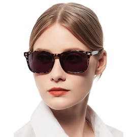MARE AZZURO Reading Sunglasses Women 3.5+ Stylish Outdoor Large Sun Readers 100 125 150 175 200 225 250 275 300 350 400 (Leopard, 3.50)