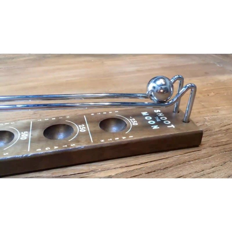 WE Games Shoot The Moon Game, Large 18 inches, Walnut