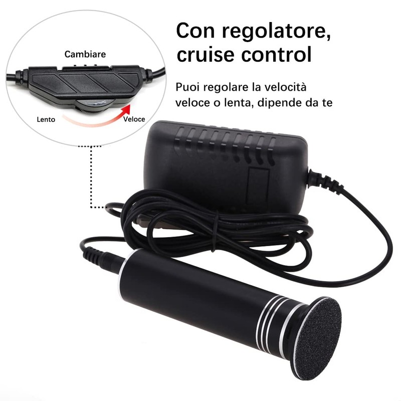Electric Roller, Adjustable Speed, Professional Electric Foot File for Pedicure