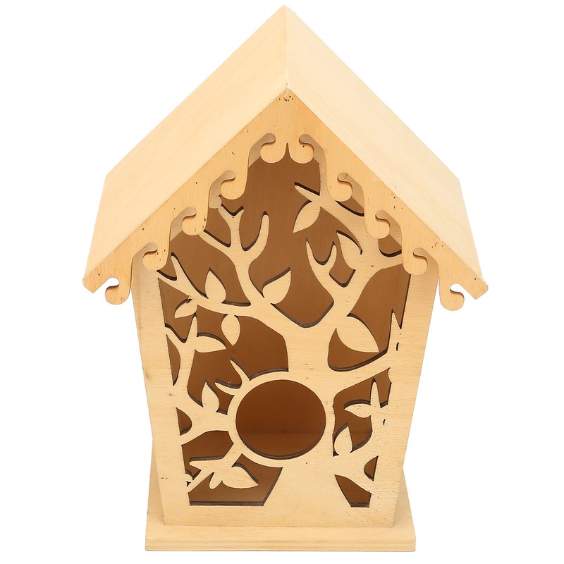 Bird Nests Hollow Tree Leaves Patterns Bird House Bird Cage