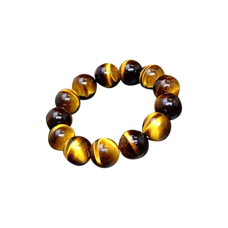 32388 AB 18 mm Tiger Eyes, Yellow Tiger Eye Stone Bracelet Possession
