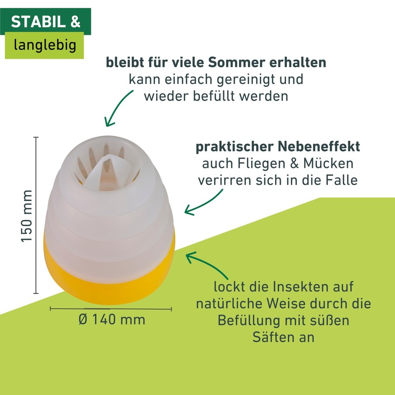 Windhager 03112 Wasp Trap Clear Max. 400 ml