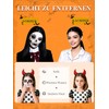 Oiomniv Halloween Make-Up Black White Set Carnival Make-Up Face Paint