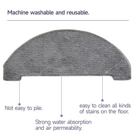 15pcs Replacement Parts kit for Q6 Pro for L6 Pro Robot Vacuum Cleaner Main Brush Side Brush Hepa Filter Mop Pads Cloth Dust Bag Accessories