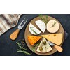 Eternal Living 10” Round Cheese Bamboo Board Set with Cheese