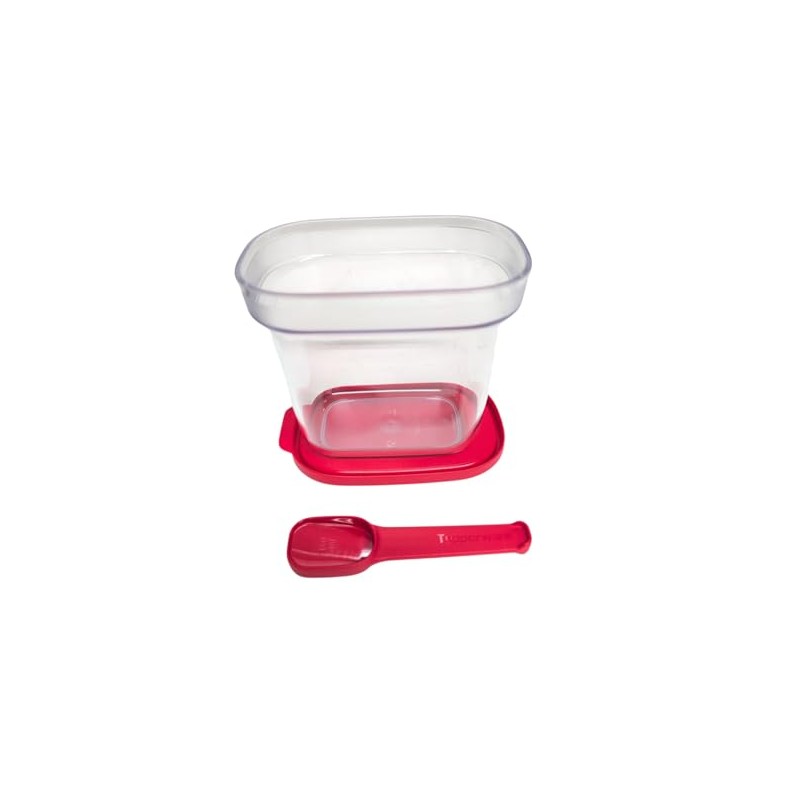 Tupperware Eidgenosse Rectangular Stackable Exclusive Spice Container with Measuring Spoon