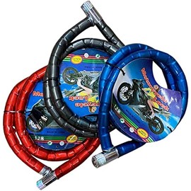 Bike Bicycle Cycling Wire Cable Lock Security Trolly Motor Lock Heavy Duty Ideal for Bike, Electric Bike, Skateboards, Strollers HTUK® (Black)