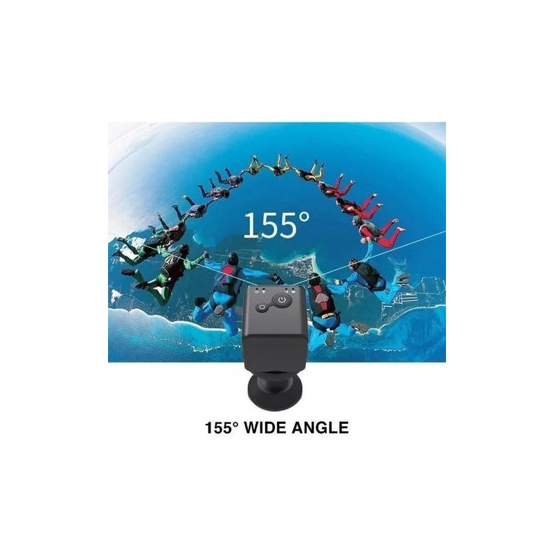 SC Mini Cámara Espia 2k 1080p Con Visión Nocturna Sq13