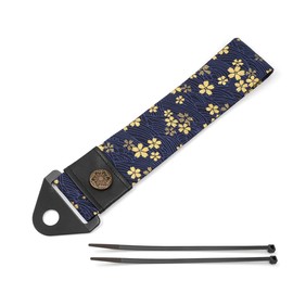 RASTP Car Front Bumper Tow Strap(Flower Blue)