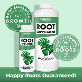 TPS NUTRIENTS Root Supplement for Monstera Plants, Stimulate and Propagate Healthy Fig Tree Roots with Probiotics and Seaweed, Liquid Plant Fertilizer, 32 oz (1 Quart)